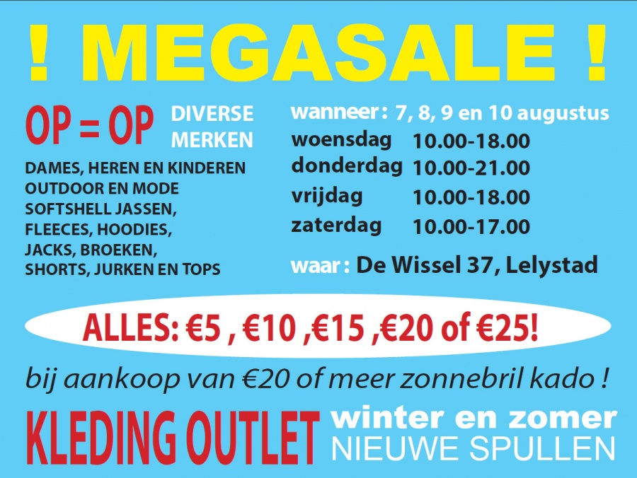 pakket Aziatisch Visser Winter en Zomer megasale -- Sample Sale in Lelystad