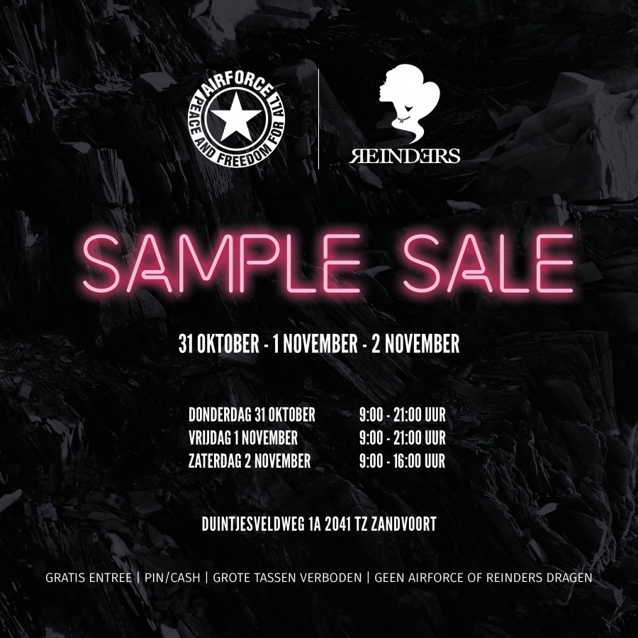 airforce sample sale 2021