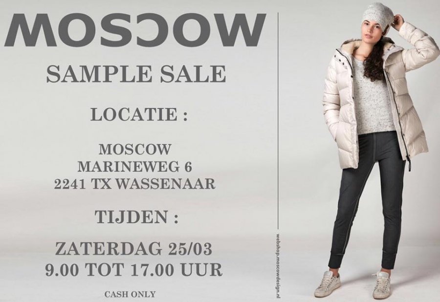 Beurs echtgenoot Koor Moscow sample sale -- Sample Sale in Wassenaar