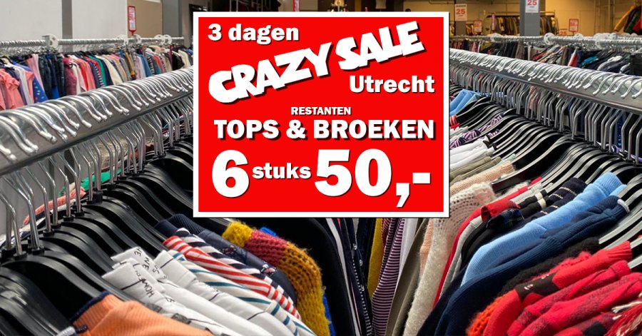 Crazy Sale LOODS - Utrecht 6 stuks 50,- - 1