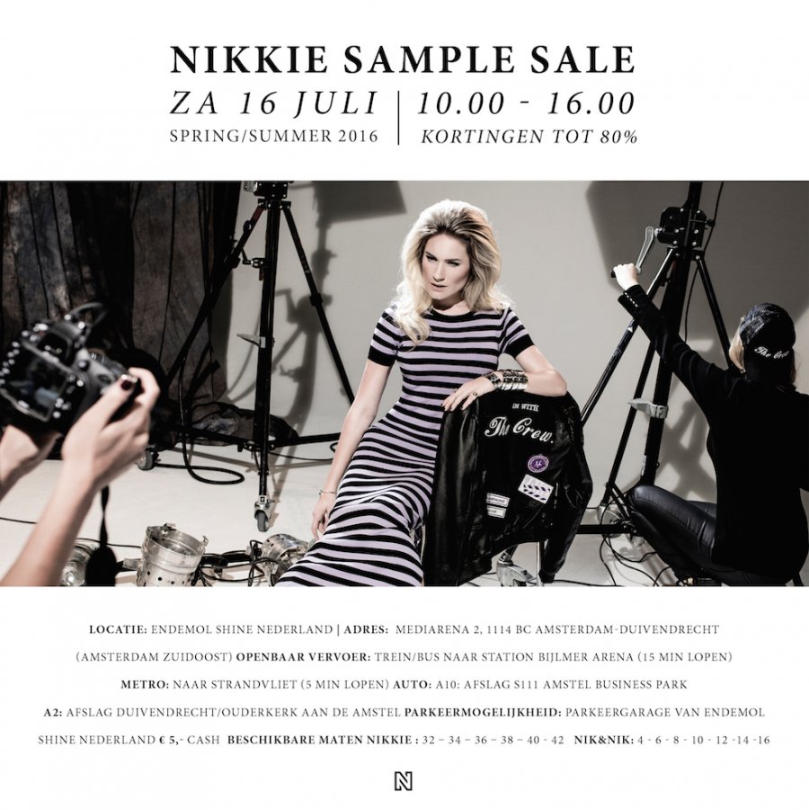 vonnis beet Reusachtig NIKKIE (Nikkie Plessen) -- Sample Sale in Amsterdam Zuidoost