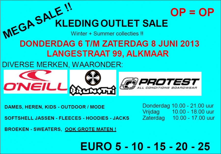 Outlet Kleding Verkoop -- Sale Alkmaar