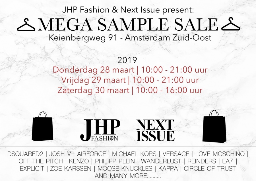 kenzo sample sale