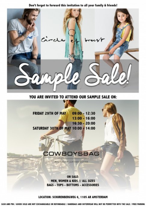 Sample sale Circle Of Trust & Cowboys Belt