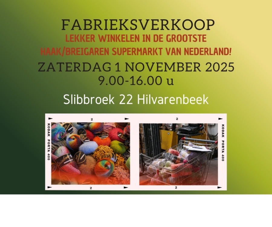 Fabrieksverkoop haak- en breigarens Lammy Yarns