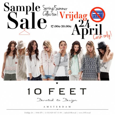 10Feet sample sale