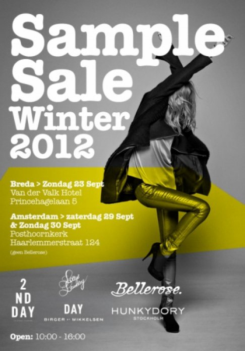Sample Sale winter 2012 Breda