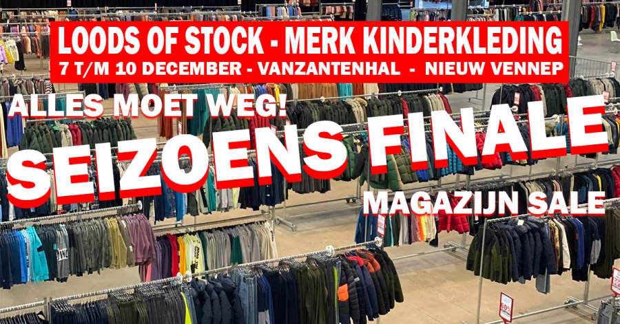 LOODS leegverkoop winter merk-kinderkleding - Nieuw Vennep
