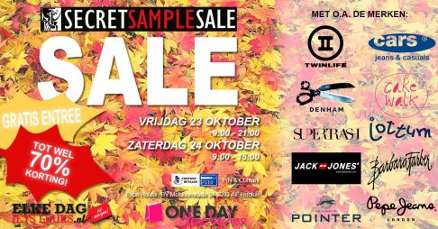 Secret sample sale Expo Houten