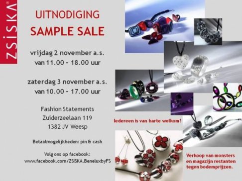 Zsiska designers sample sale