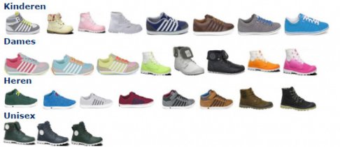 Palladium en K-Swiss sale