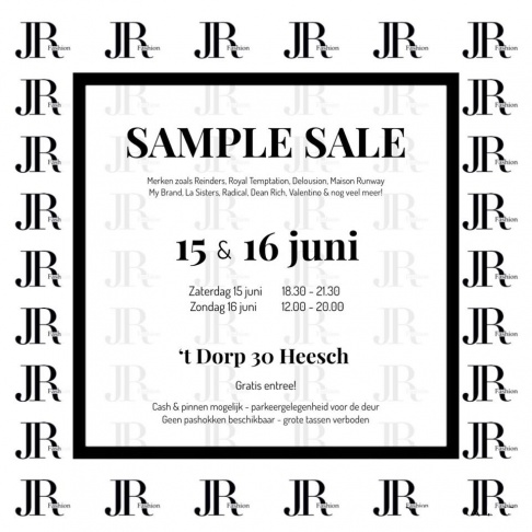 Sample sale JR Fashion
