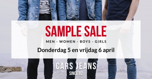 Cars Jeans sample sale