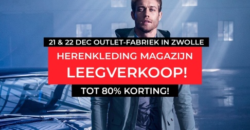 LEEGverkoop, Herenkleding - Zwolle