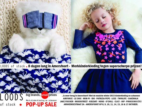 Winter 2015 merkkinderkleding en kinderschoenen stock&sample sale
