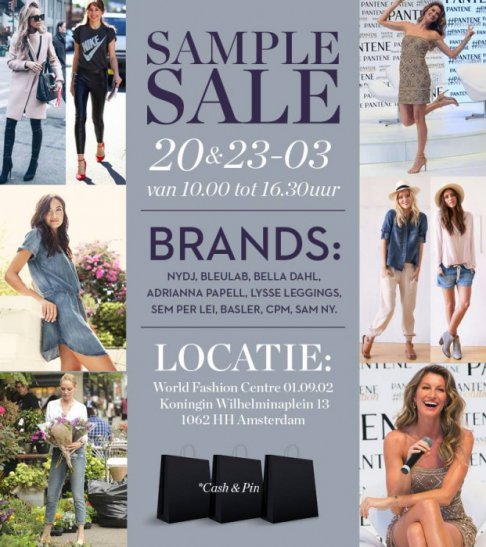 Multi-brand sample sale in WFC