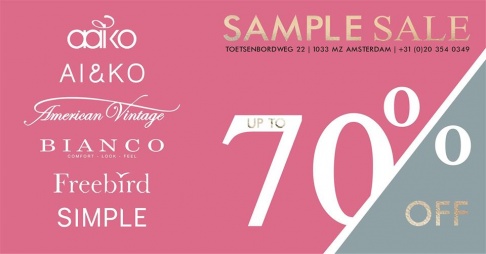 Sample SALE: Aaiko, American Vintage, Bianco, Freebird and more