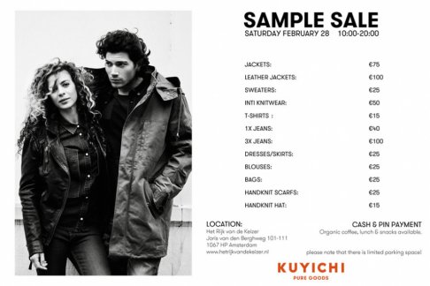 Kuyichi samplesale