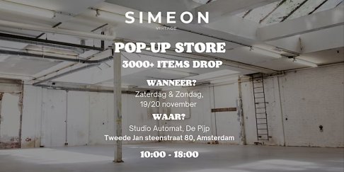 Simeon Vintage Pop-Up Store