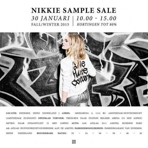 NIKKIE sample sale