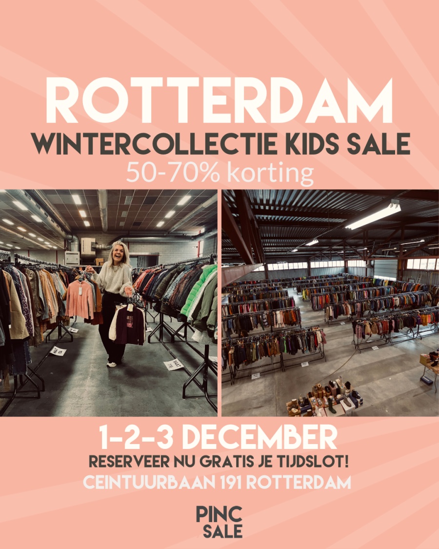 KIDS SALE wintercollectie -50% in Rotterdam