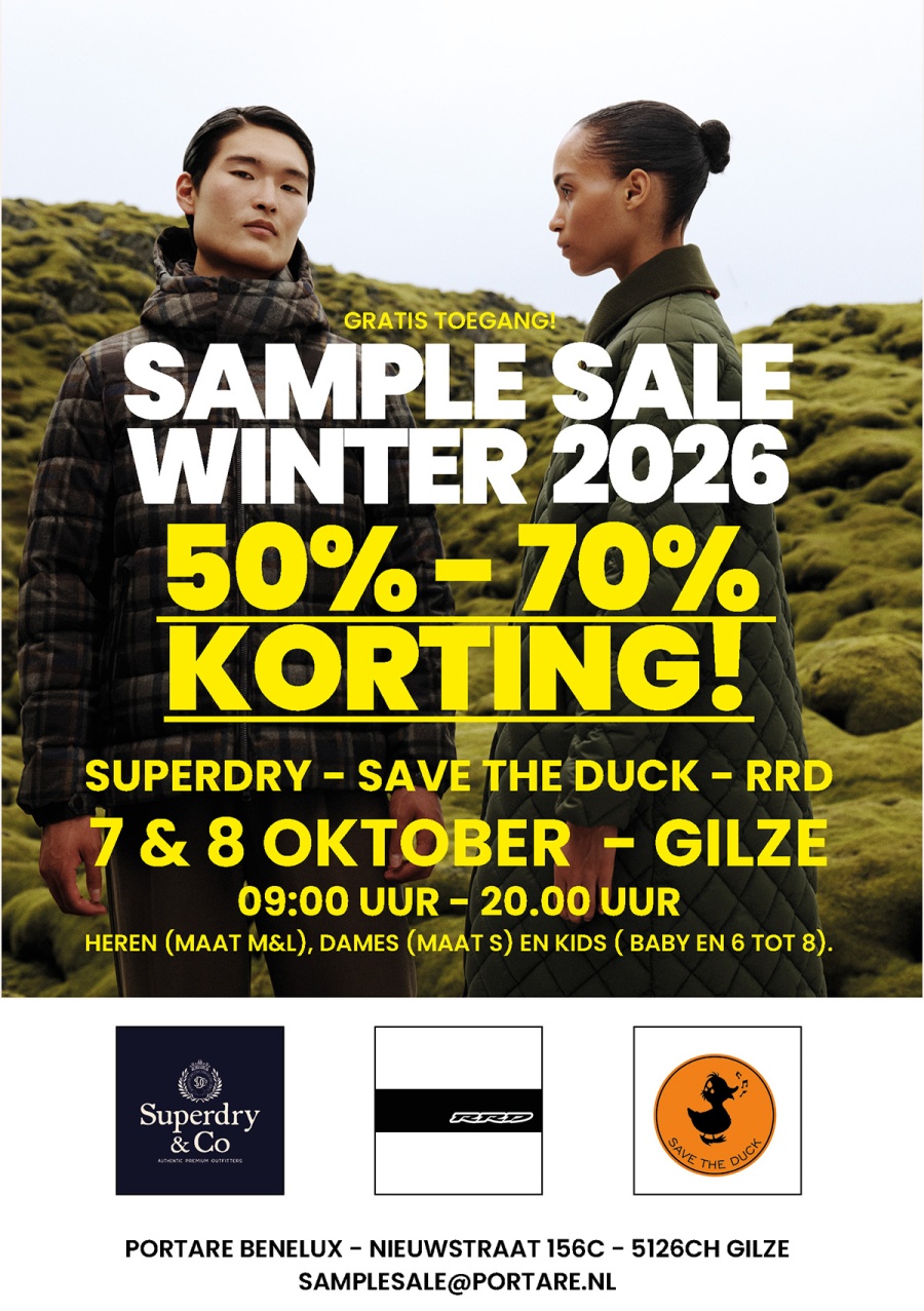 Sample sale Superdry / Save The Duck / RRD