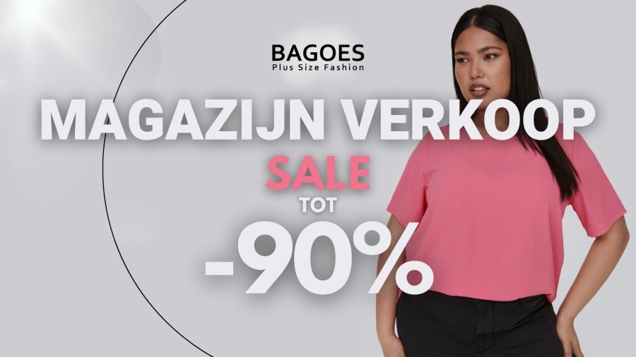 Bagoes magazijnverkoop grote maten mode