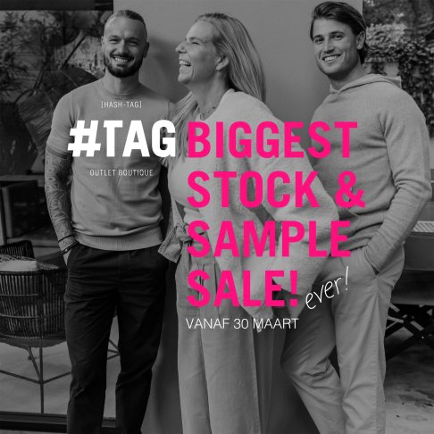 Hashtag Outlet Boutique stock- en sample sale