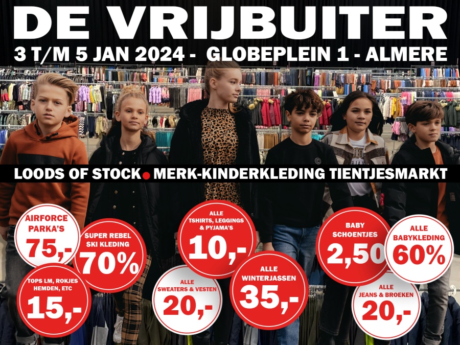 Merk-kinderkleding tientjesmarkt - Almere