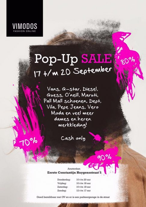 Pop-Up Sale Amsterdam diverse merkkleding!