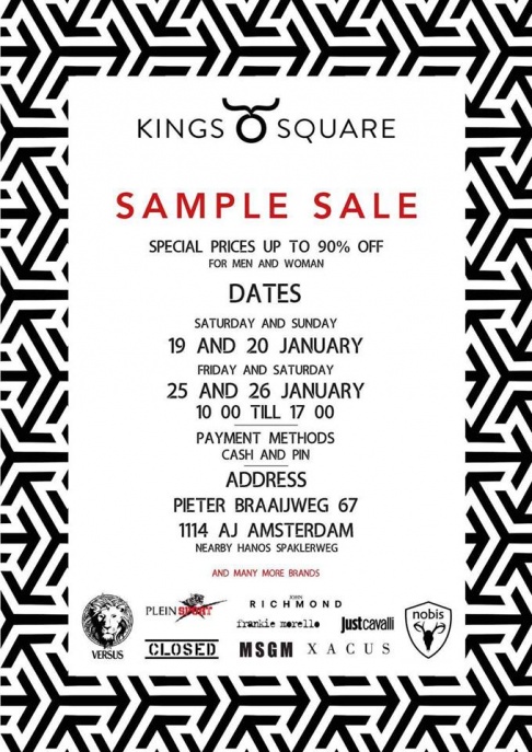 Kings Square Sample Sale