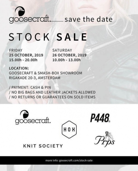 Goosecraft stock sale