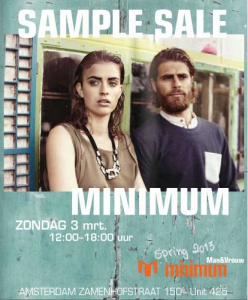 Minimum sample sale