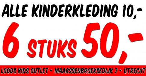 LOODS of stock Tientjesmarkt Merk-kinderkleding - Utrecht