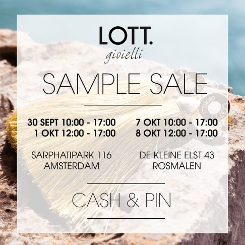 Sample Sale LOTT Gioielli. (Amsterdam)