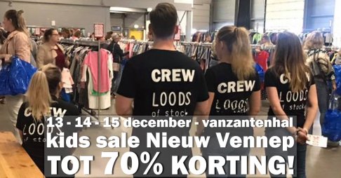 Totale eindejaars KIDS SALE - Nieuw Vennep