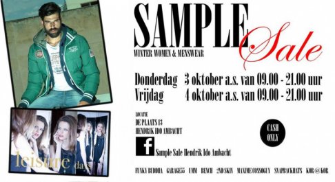 Sample sale winterkleding