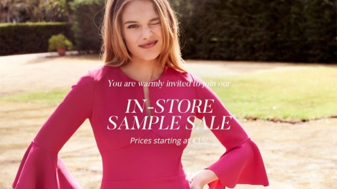LaDress in-store sample sale