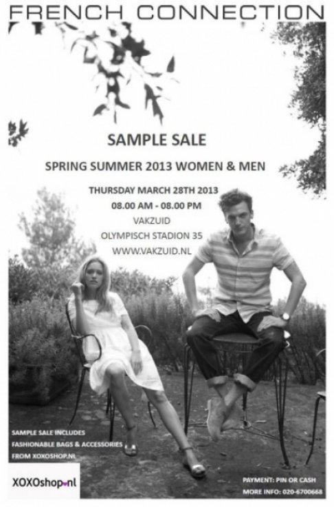 French Connection sample sale