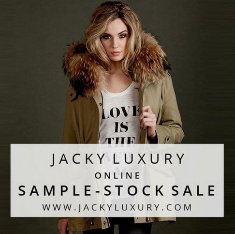 Jacky Luxury online sample/stock sale