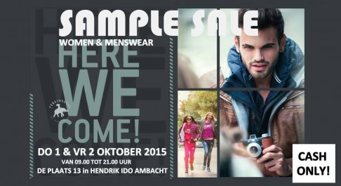 Sample sale kleding, jeans,accessoires en schoenen. (Hendrik Ido Ambacht)