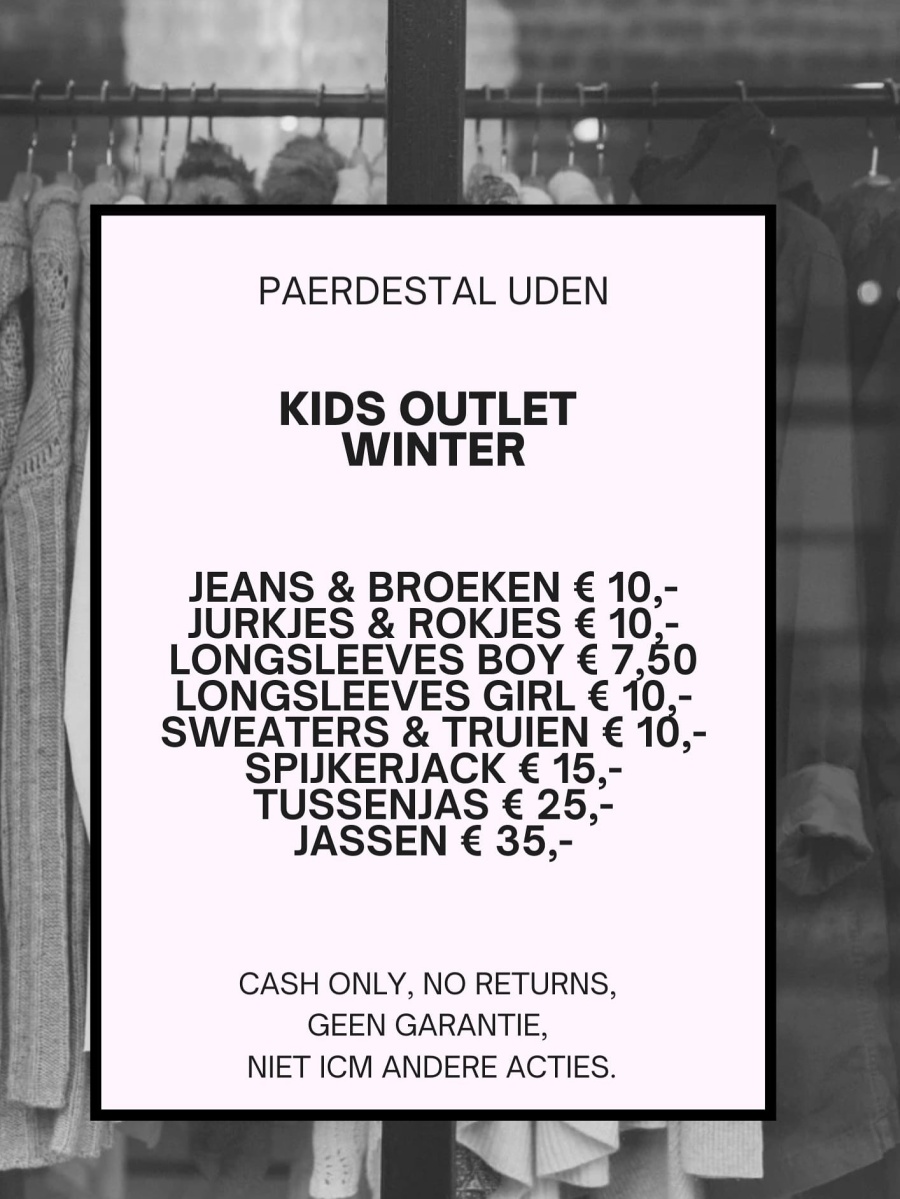 Paerdestal Mode winter outlet - 3