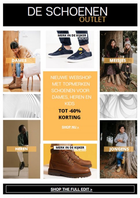 OPENING: Nieuwe online schoenen outlet