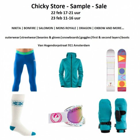 Chicky store sample sale