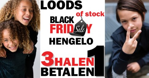Black Friday - 3 halen 1 betalen bij LOODS of stock Hengelo