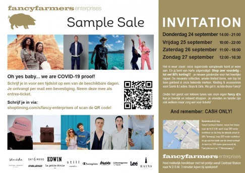 Fancyfarmers sample sale