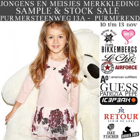 Merkkinderkleding Winter 2016 Sample & Stock Sale Purmerend