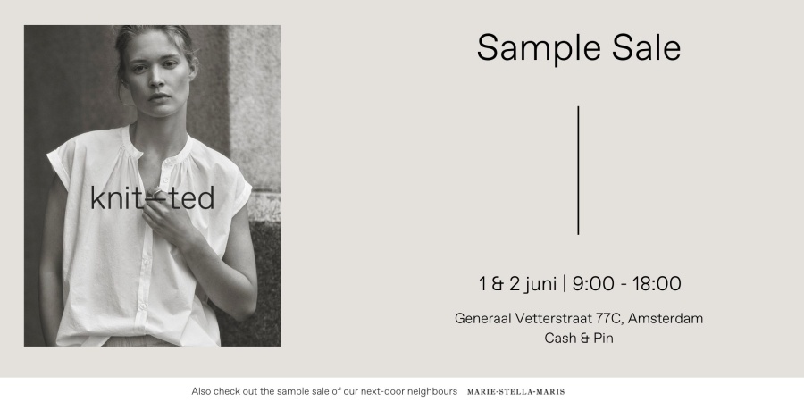 Knit-ted sample sale 