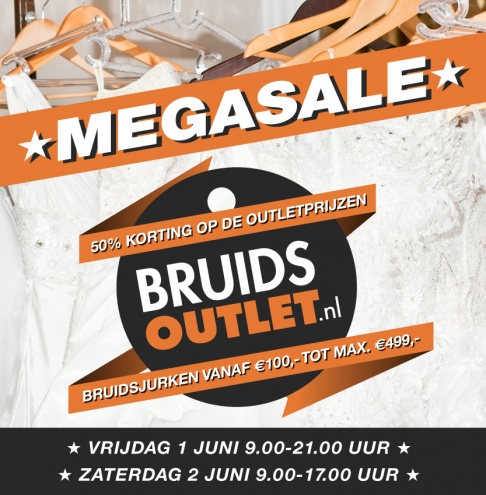 Megasale bruidsjurken