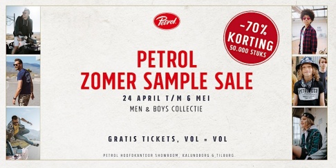 Petrol Industries sample sale